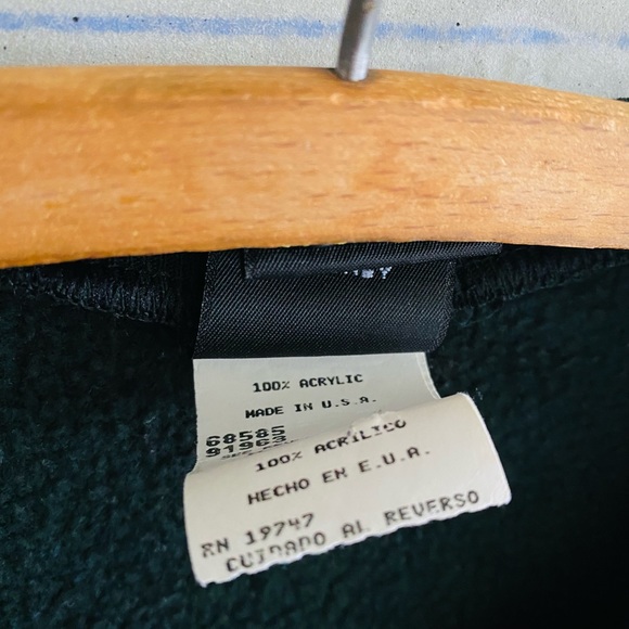 Vintage 90s Mickey Mouse Sweatshirt Medium Black 3/4 sleeve Disney USA Cartoon - Picture 4 of 5